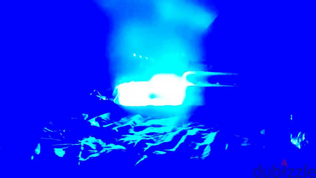 ضوء تنبيهي ١٢ فولت احمر ازرق 12v red blue strobe lights 1