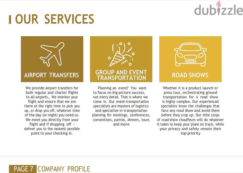 Tours & Transportation services 7