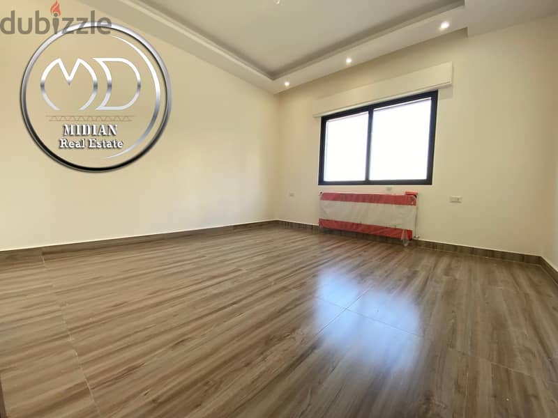 شقة دوبلكس جديدة طابق أخير مع روف للبيع الرابية مساحة 205م مع تراسات ت 1