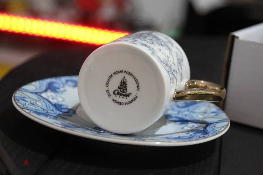 طقم فناجين قهوة مزخرف فاخر coffee cups set for sale 7