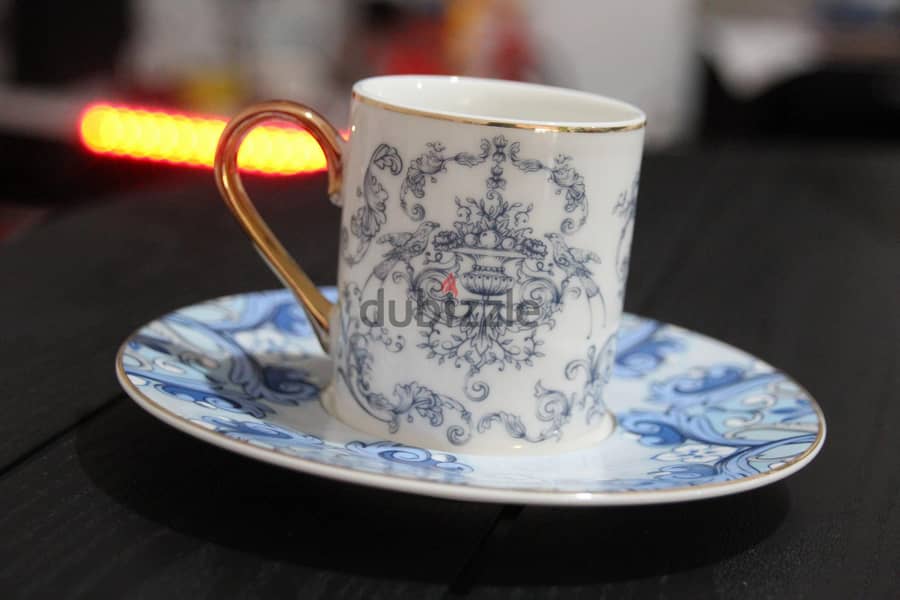 طقم فناجين قهوة مزخرف فاخر coffee cups set for sale 11