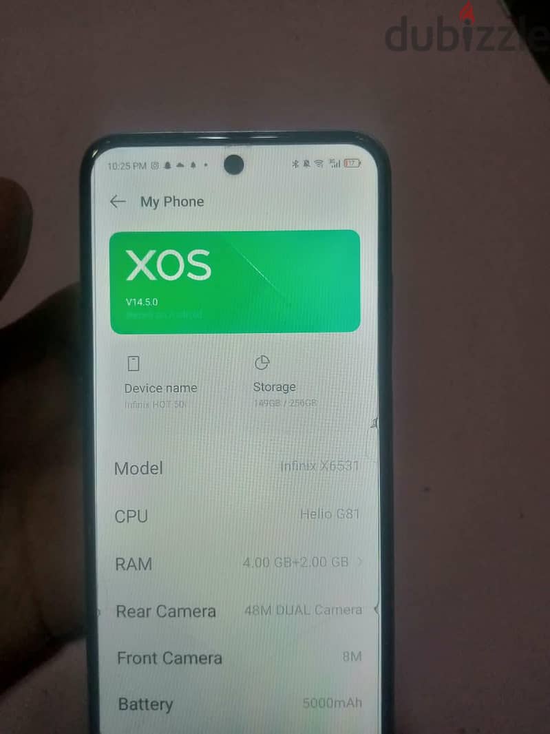 جهاز infinx hot 50i 6