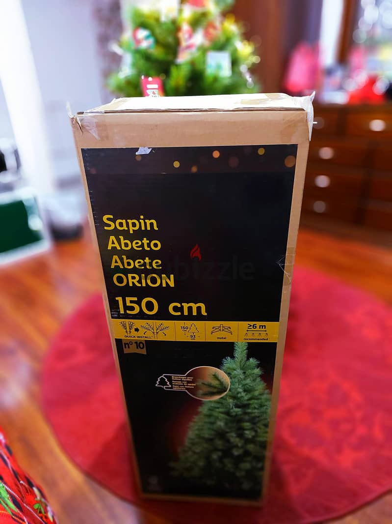 شجرة عيد الميلاد ١٥٠ سم كثيفة مستورد 150cm artificial Christmas tree 3