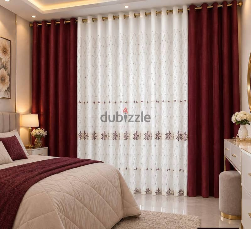 ستائر رنجات ب113 دينار عرض 3.50 طول280 5