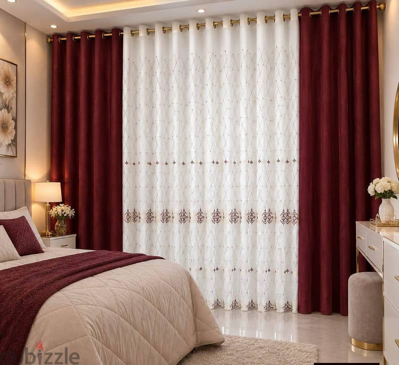 ستائر رنجات ب113 دينار عرض 3.50 طول280 14