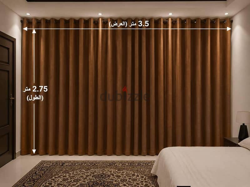 ستائر رنجات ب113 دينار عرض 3.50 طول280 17