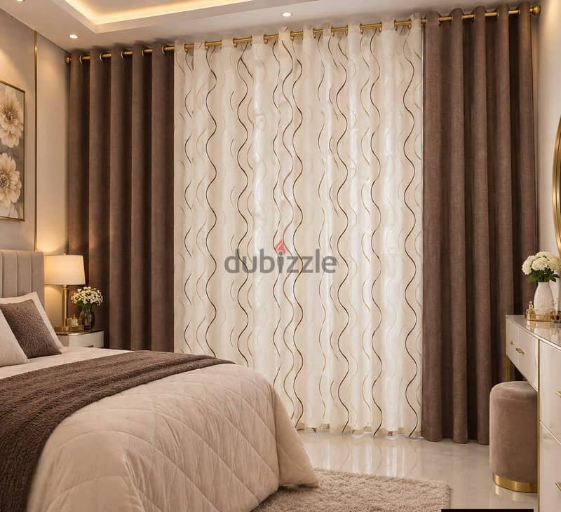 ستائر رنجات ب113 دينار عرض 3.50 طول280 18