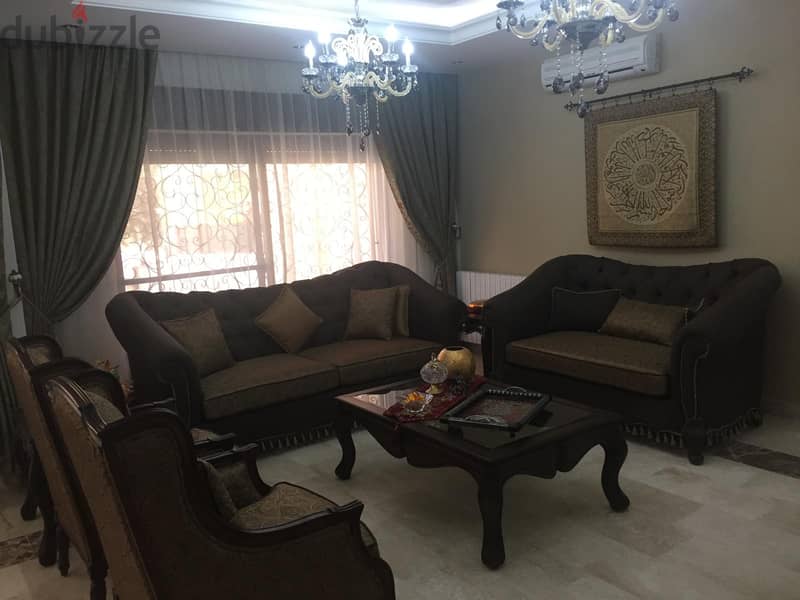 شقة طابقية ارضية 308م+150م حديقة+كراج خاص في تلاع العلي مجددا بالكامل 17