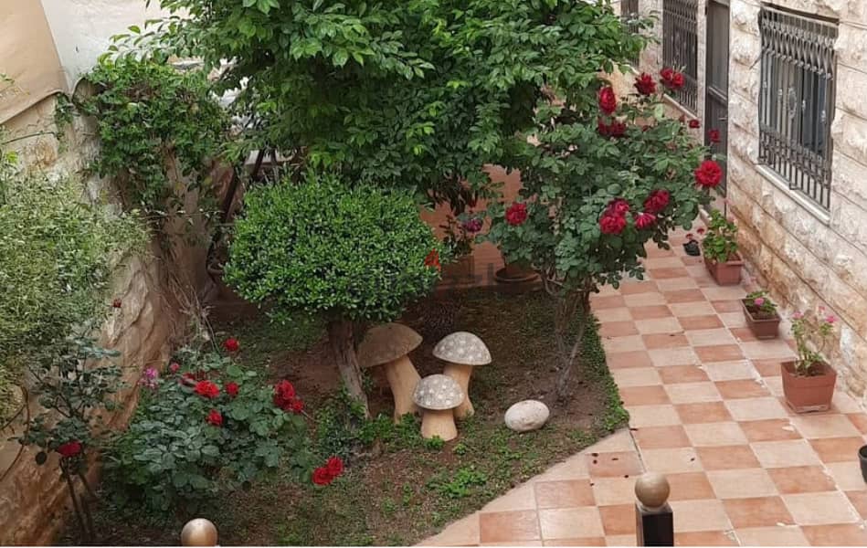 شقه شبه ارضيه في تلاع العلي 187م+145م حديقة . . . الجاردنز عمر البناء 15 2