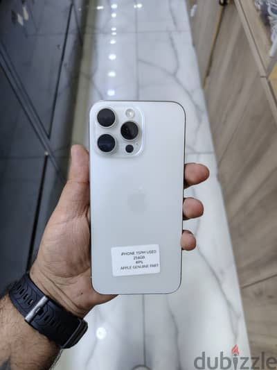 IPHONE 15 PRO MAX 245GB USED