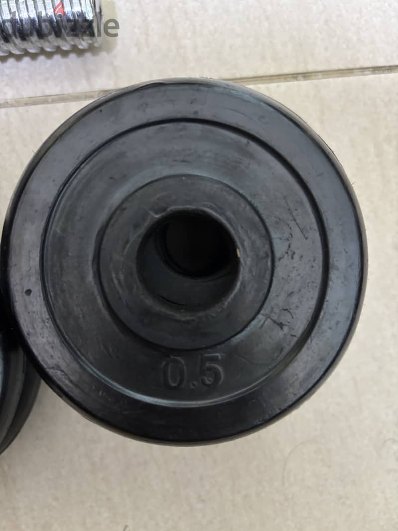 طقم اوزان 90KG السعر قابل للتفاوض بشكل ممتاز 13
