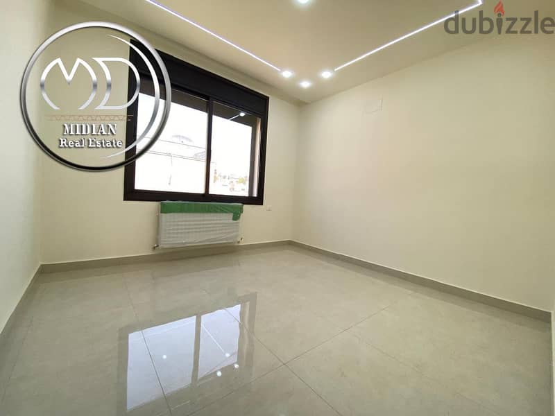 شقة دوبلكس جديدة طابق أخير مع روف للبيع خلدا مساحة 200م مع تراسات تشطي 1