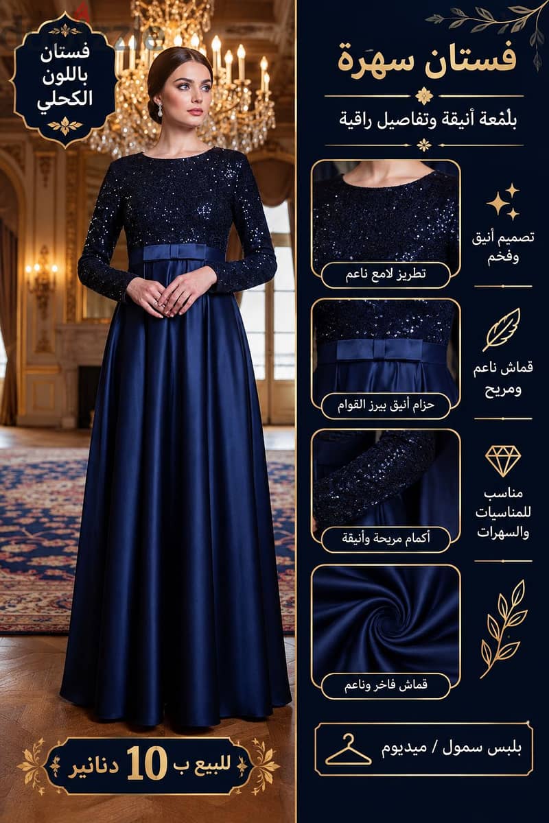 فساتين سهره للبيع 9