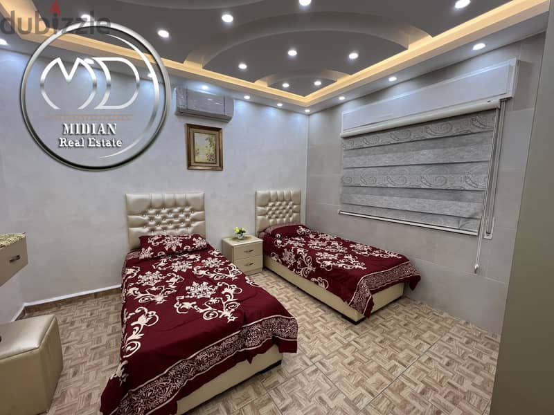شقق مفروشة للإيجار الدوار السابع مساحات 100م تشطيبات و فرش سوبر ديلوكس 4