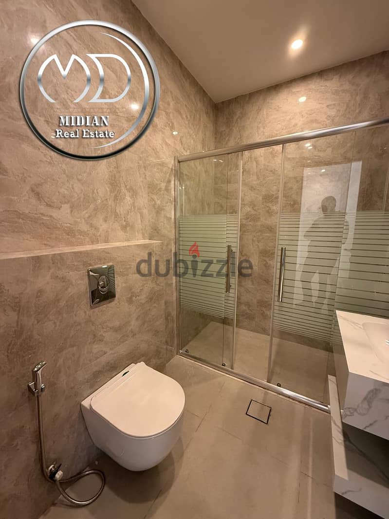 شقق أرضية جديدة للبيع دير غبار مساحات 135م & 145م مع تراسات و حدائق تش 16