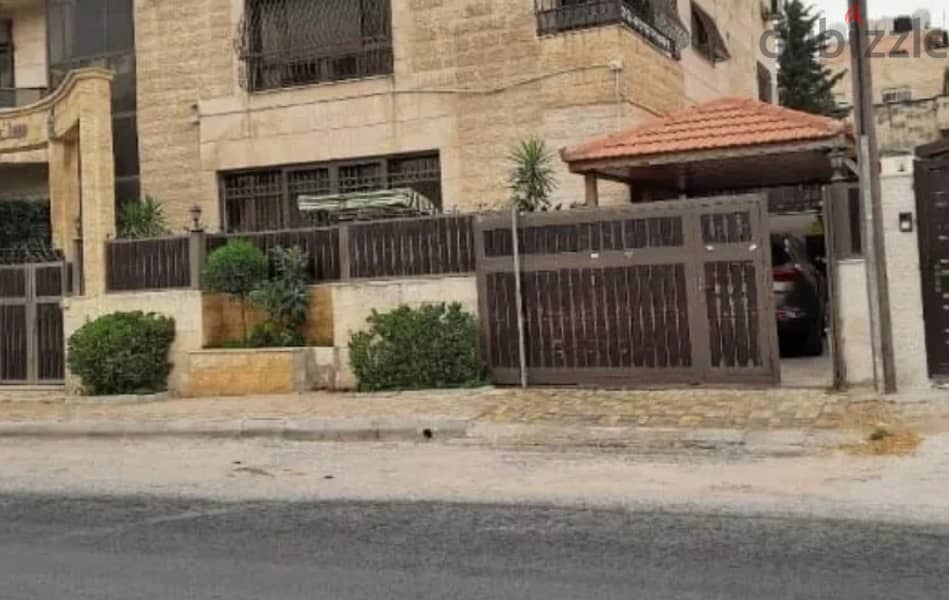 شقة ارضية فاخرة خلدا 174م + 200م حديقة + كراج خاص منطقة فلل 5