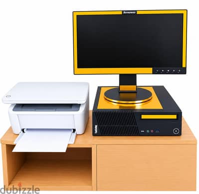 جهاز كمبيوتر لينوفو + طابعة HP