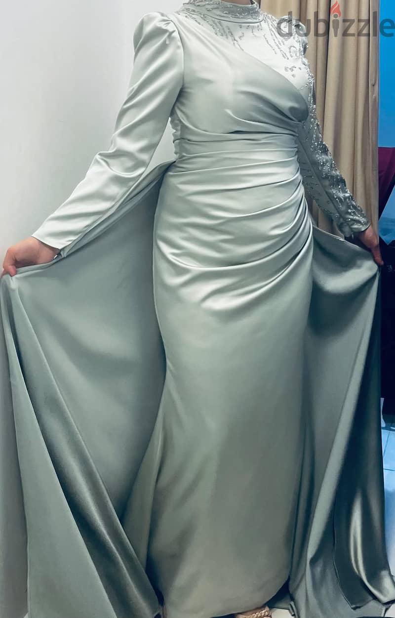 فستان سهره محجبات 1