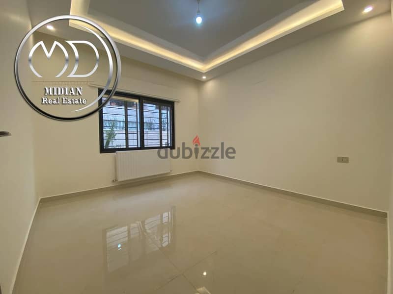 شقة دوبلكس جديدة طابق اخير مع روف للبيع الرابية مساحة 205م مع تراسات ت 12